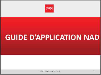 guide application NAD